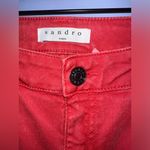 Sandro  Red Mid Rise Skinny‎ Jeans NWT Size 38 (US 6) Photo 1
