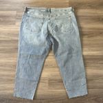 Old Navy  Blue Distressed Jeans 26 high Rise OG Straight Denim Photo 1
