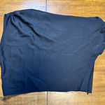 Nordstrom Open Edit Silky Black Classy Asymmetric Blouse NWT size small Photo 0