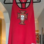 Nike Red Tank Top with Portugal Emblem Sz M Photo 2