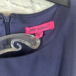 Betsey Johnson Navy Lace Coquette Twee Feminine Girly Fit & Flare Dress Size 4 Photo 2