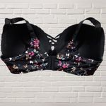 Torrid  Whimsical Butterfly Print Underwire Bra 44DD Lace Up Front Plus Size Photo 1