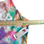 FILA  NEW Large halter crop top tie die spell out Photo 2