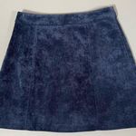 English Factory Navy Blue Corduroy Buttoned High-Waisted Mini Skirt Size S 💙✨ Photo 1