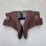 Cole Haan  Indiana Waterproof Suede Boots Chestnut Brown Booties size 8.5 Photo 3