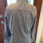 Spense long sleeve button down grey shirt with roll up button sleeve Photo 6
