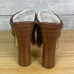 Michael Kors Jagger Studded Leather Platform Sandal Brown Size 9 Photo 4
