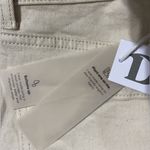 NWT DAZE STRAIGHT UP IN RAW CUT Jeans Color Bone/Cream/Neutral Size 27 Tan Photo 9