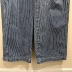 Gap  VTG Y2K Blue White Hickory Stripe Denim Overalls Railroad Workwear Utility Photo 7