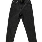 Princess Polly PP-DNM Zaiden Straight Leg Denim Jeans | Faded Black | US 4 Photo 1