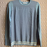 Equipment  Femme Silk Wool Geometric‎ Print Long Sleeve Sz S Blue Photo 0