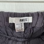 Amuse Society Gray Floral Inset Pattern Shorts Size XS Photo 2