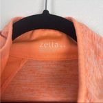 Zella  Womens 1/4 Zip Athletic Pullover‎ Orange Sz S Photo 1