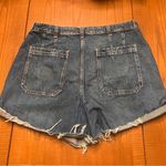 We The Free Free People  Palmer High-Rise Button Fly Slouchy Denim Shorts Size 32 Photo 12