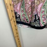 Umgee  Paisley Print Womens‎ Pants Large Multi Elastic Straight Leg Trousers Boho Photo 6