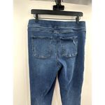 Spanx Dark Wash Slight Distressed Skinny Jegging Size Extra Large Tall Photo 5