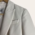 Milly Alexa Twill White Single Breasted Blazer Jacket Size 0 Photo 5