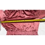 Michael Kors  Women's Dusty Rose Satin Chain Neckline Long Sleeve Dress‎ Size M Photo 5