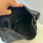 Michael Kors‎ Black Pebbled Leather Tassel Zip Shoulder Bag Purse Handbag Photo 1