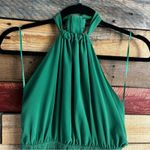 Fiestar  Green‎ Halter Tank Top Size Small Photo 2