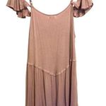 POL Anthropologie Lace Embroidered Go with the Flow Pink Top Size Large Photo 4