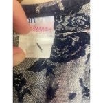 Avon Fashions Vintage 80’s/90’s Blue with Silver Floral Design Cropped Bolero St Blue Photo 8