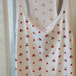 Cherry tank top White Size M Photo 0