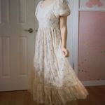 flower patterned long dress ˃̶͈◡˂̶͈ White Photo 7