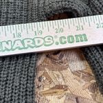 Pink Rose Olive Green Chunky Knit Cropped Sweater Cable Twisted Back Size S Cozy Photo 10