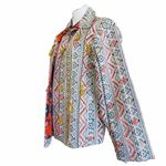 Anthropologie Verb Kellianne Bohemian Rug Tasseled Shirt Jacket Size L NEW Photo 6