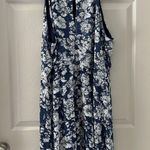 Fortune + Ivy  Blue and White Floral Dress Size 3X Photo 1