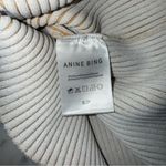 ANINE BING Julian Ribbed Knit Pencil Stretch Fitted Skirt in Ivory Cream Photo 13