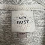 Knox Rose  Silver Metallic Gray Open Front Cardigan Size Small Photo 1