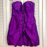 Phoebe Couture Silk Sweetheart Cocktail Dress Photo 2