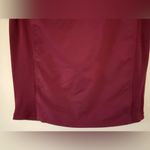 Dickies  Nurse Scrub Burgundy Short Sleeve Shirt Women’s Sz Small Photo 8