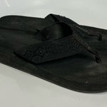 REEF  black flip flops sandals women’s size 10 casual summer minimalist Photo 0