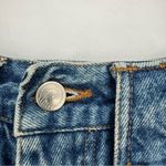 Vintage Cimarron Jean Shorts with Embroidered Flowers Sz 30 (measures 26”) Blue Photo 2