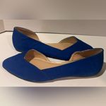 DV Dolce Vita Cobalt Blue Suede Rounded Toe‎ Cut Out Ballet Flats Shoes Size 6.5 Photo 4