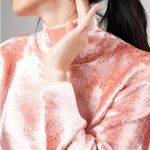 Dries Van Noten Chenille Turtleneck Sweater - Pink blush Photo 7