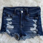 American Eagle High Rise Denim Shorts Size 0 Photo 0