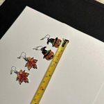 JACK Pierced Earrings Halloween O Lantern / Fall Leaves Holiday Lot Of 2 Dangle Photo 8