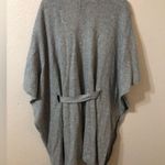 Anthropologie Saturday Sunday Lucia Poncho Tie Kimono in Gray - One Size Photo 3