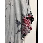 Say Anything 033-004 Women's Size Xl Floral Blue Blouse Shirt Top Photo 2