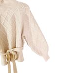 Tularosa Revolve Fern Blouson Cable Sweater in Toast Size XS Photo 5