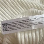 En Saison White Puff Sleeve Ribbed Knit Top Cotton modern Sz Large Photo 10