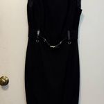 Calvin Klein Black Belted Midi Dress Photo 2