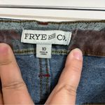 Frye  and Co Women's High Rise Raw Hem Button Fly Boot‎ Cut Jeans Size 10 Photo 6