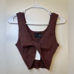 Line and Dot  NWT Women’s Brown Celia Set Skirt and Top Size L Photo 3