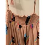 Take Pride Women's Pink Spaghetti Strap Tank Dress Flag Geometric Size XS Photo 2