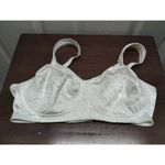 Playtex  Size 38D Lift and Support 18 Hour White Floral Minimizer Bra 4745 Photo 1